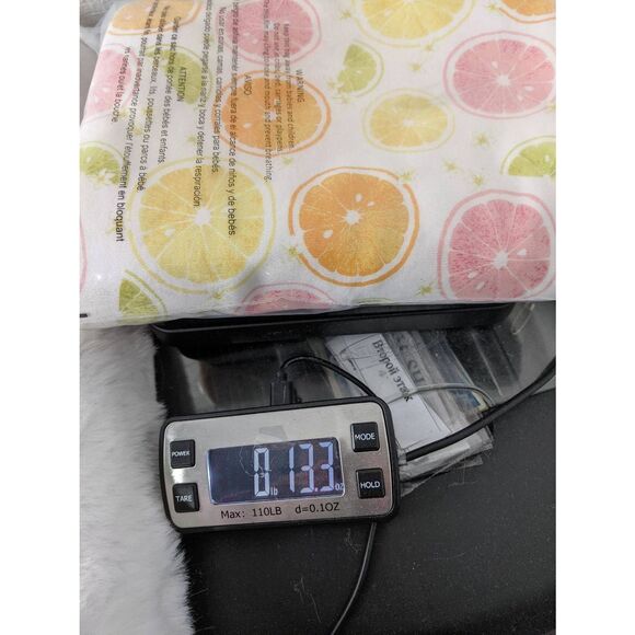 Gymboree Slice of Summer 2002 Blanket Citrusy Oranges Lemons Limes Ruffle Pink R - Picture 7 of 7